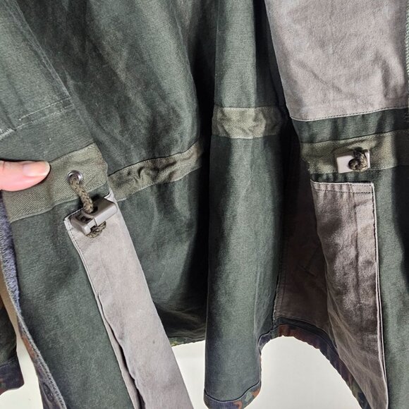 VTG German Military Jacket Mens S Flecktarn Camo Parka Army Field Coat 1993 - Picture 4 of 15